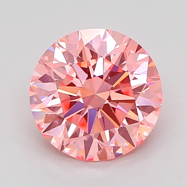 1.5ct Round Fancy Vivid Pink VS1 IGI