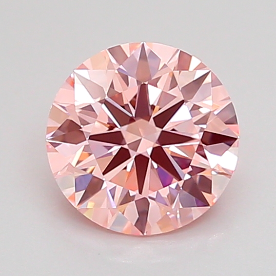 1.1ct Round Fancy Intense Pink VVS2 IGI