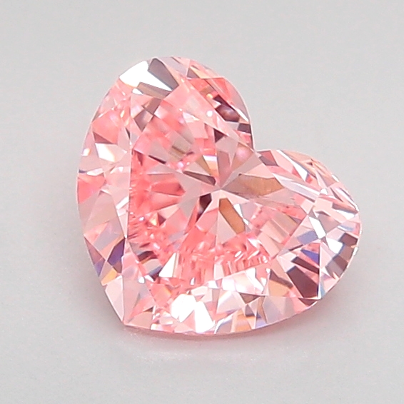 1.0ct Heart Fancy Vivid Pink VS1 IGI