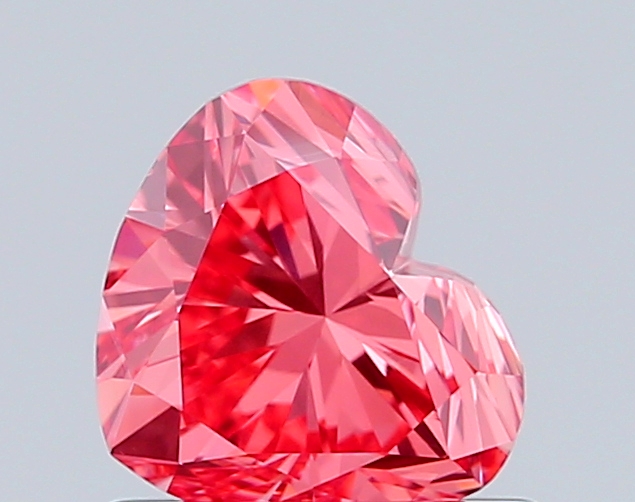 0.8ct Heart Fancy Vivid Pink VS1 IGI