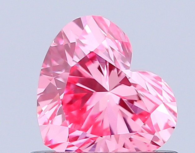 0.7ct Heart Fancy Vivid Pink VS1 IGI