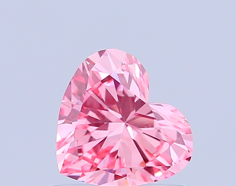 0.6ct Heart Fancy Vivid Pink VS1 IGI