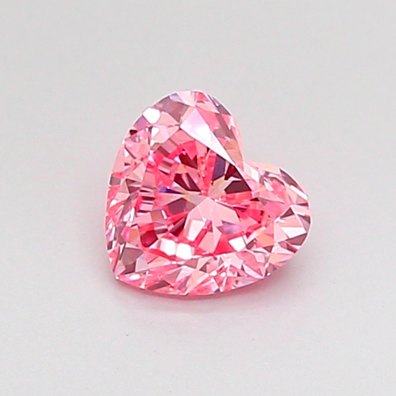 0.5ct Heart Fancy Vivid Pink VS1 IGI