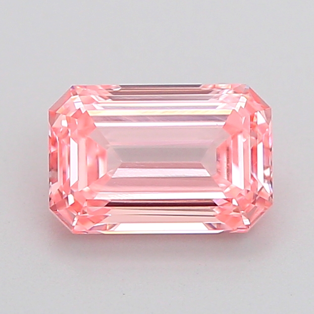 1.1ct Emerald Fancy Intense Pink VVS2 IGI