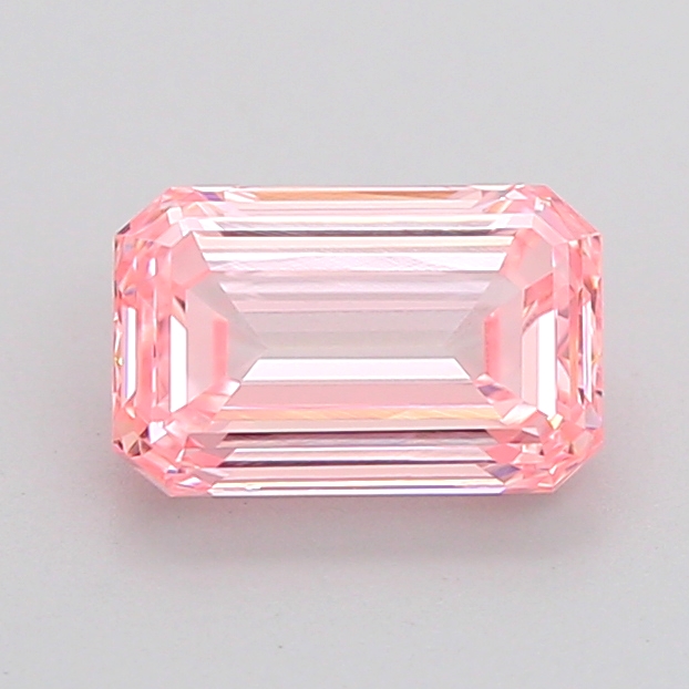 1.0ct Emerald Fancy Intense Pink VVS2 IGI