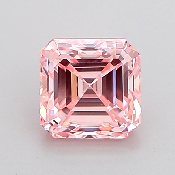 1.0ct Asscher Fancy Pink VS1 IGI