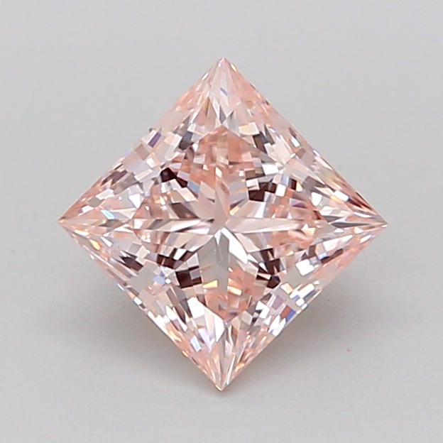 1.0ct Princess Fancy Light Pink VVS1 IGI