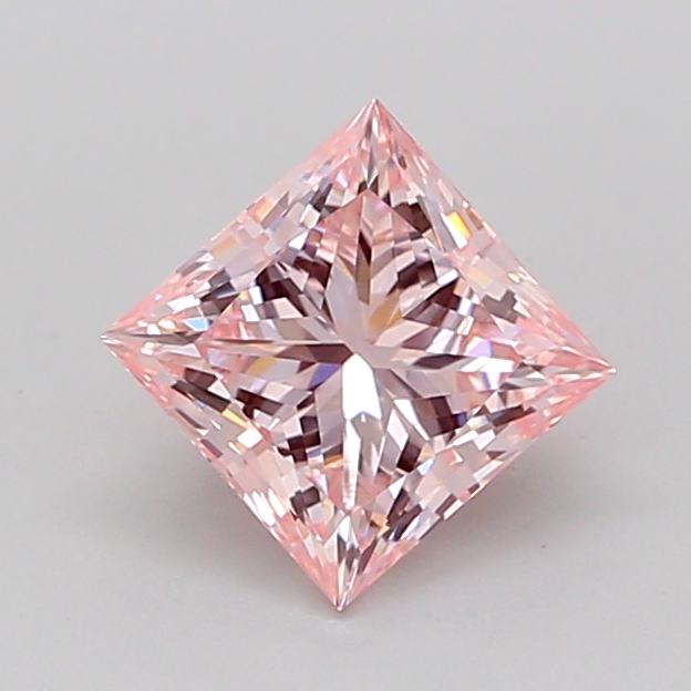 1.0ct Princess Fancy Pink VVS2 IGI
