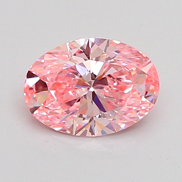 1.0ct Oval Fancy Vivid Pink VVS2 IGI