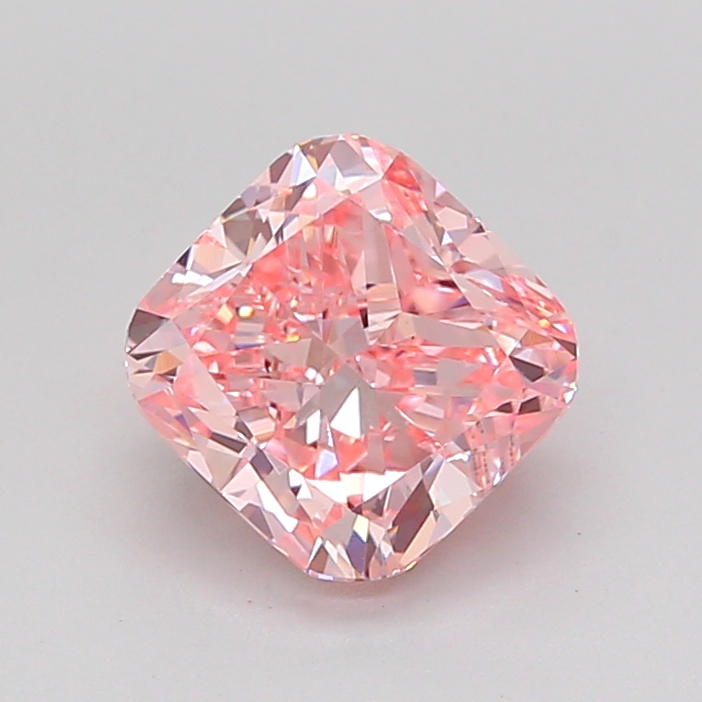 1.5ct Cushion Brilliant Fancy Intense Pink VS2 IGI