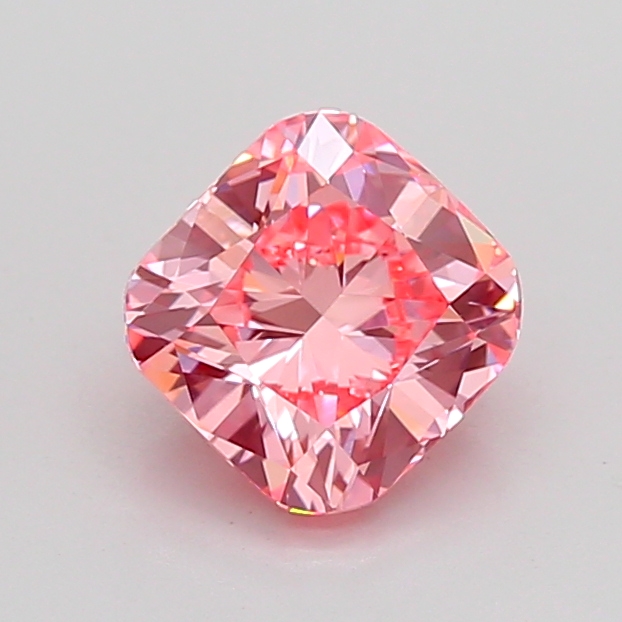 1.5ct Cushion Brilliant Fancy Vivid Pink VVS2 IGI