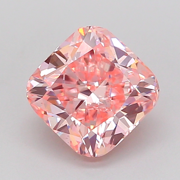 1.5ct Cushion Brilliant Fancy Vivid Pink VS1 IGI
