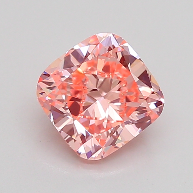 1.5ct Cushion Brilliant Fancy Vivid Pink VVS2 IGI