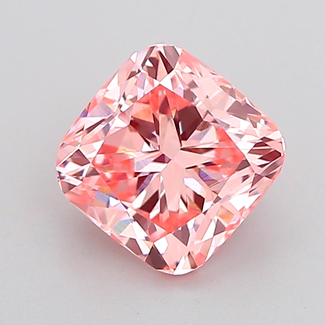 1.4ct Cushion Brilliant Fancy Vivid Pink VS1 IGI