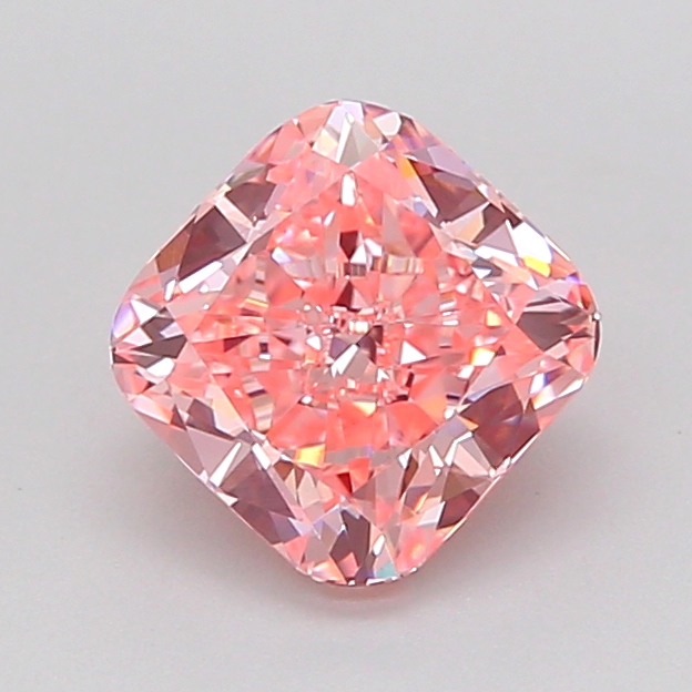 1.3ct Cushion Brilliant Fancy Vivid Pink VS2 IGI