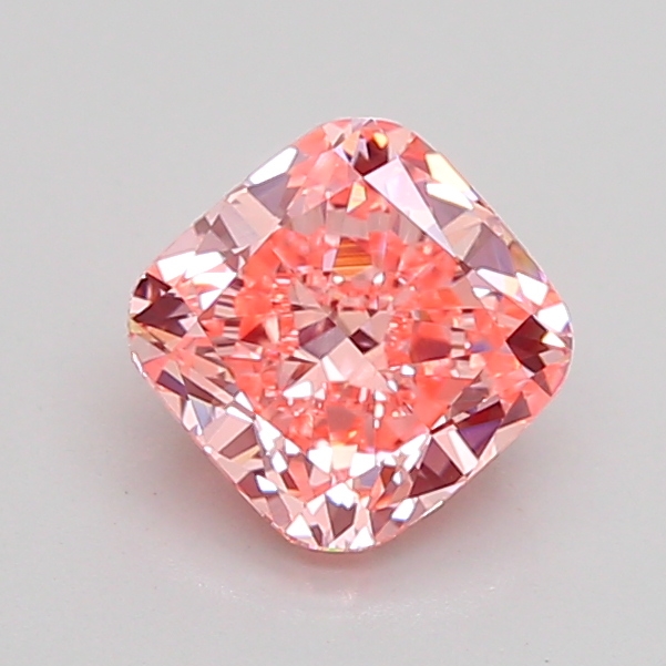 1.1ct Cushion Brilliant Fancy Vivid Pink VVS2 IGI