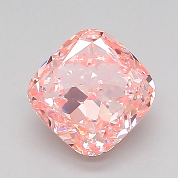 1.1ct Cushion Brilliant Fancy Intense Pink VS1 IGI
