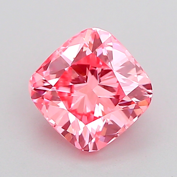 1.0ct Cushion Brilliant Fancy Vivid Pink VS1 IGI