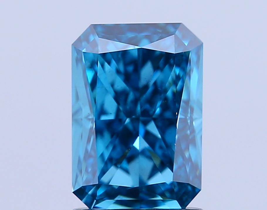 2.0ct Radiant Fancy Vivid Blue VS1 IGI