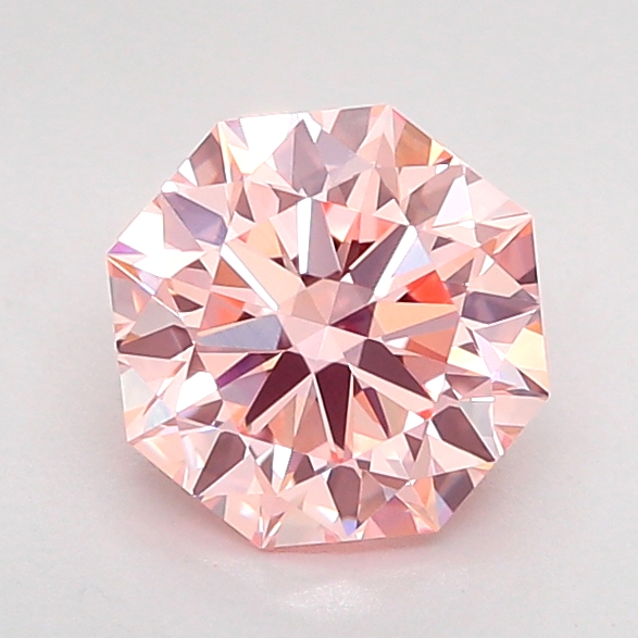 1.3ct Octagonal Fancy Intense Pink VVS2 IGI