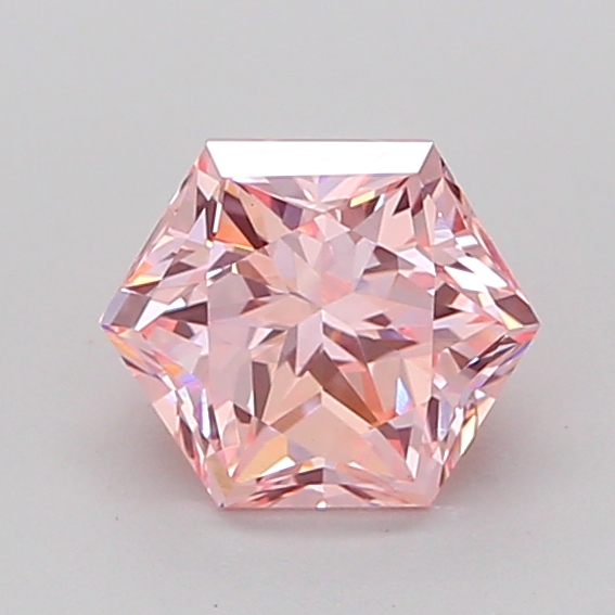 1.0ct Hexagonal Fancy Intense Pink VS1 IGI