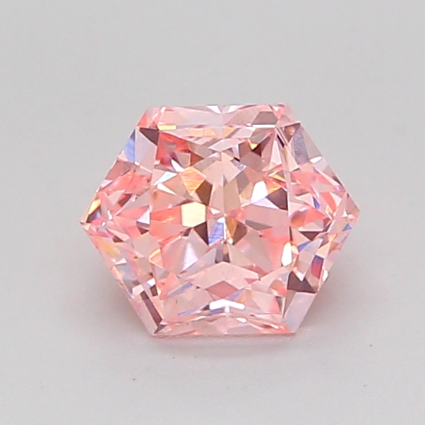 1.0ct Hexagonal Fancy Intense Pink VS1 IGI