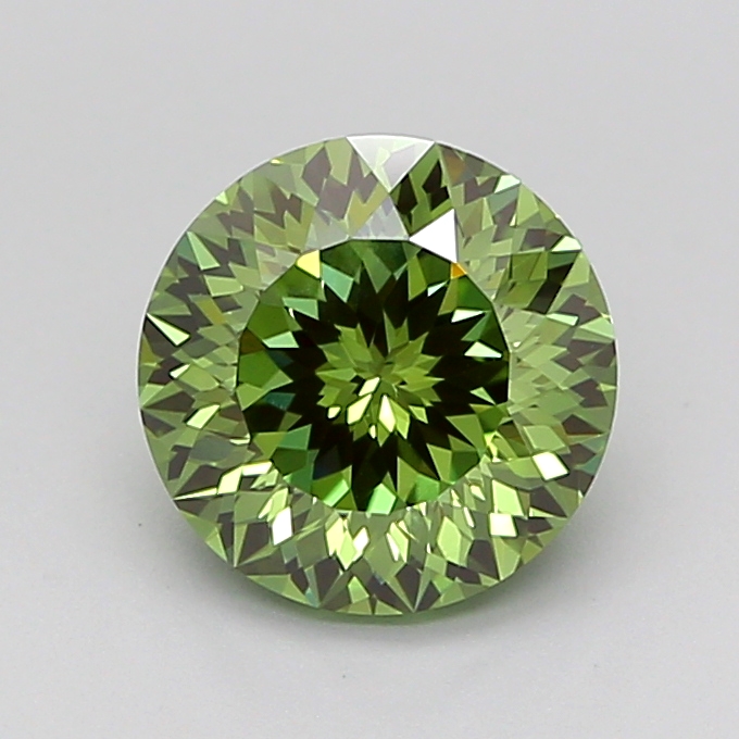 1.6ct PORTUGUESE Fancy Vivid Green VVS2 IGI