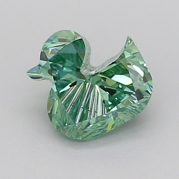 1.1ct Other Fancy Vivid Green VS1 IGI