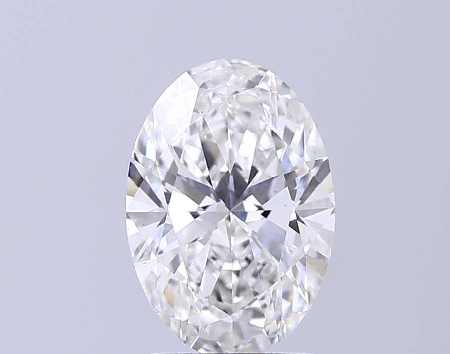 2.4 carat e VS1 EX Cut IGI oval diamond