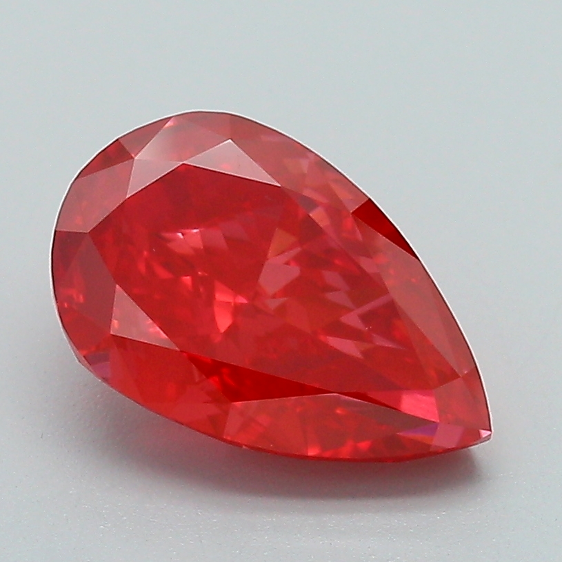 2.0ct Pear Fancy Vivid Pink VS1 IGI