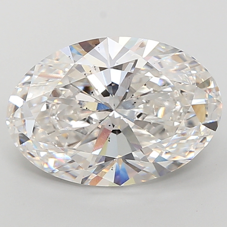 7.55 ct. oval Lab Grown Diamond front image