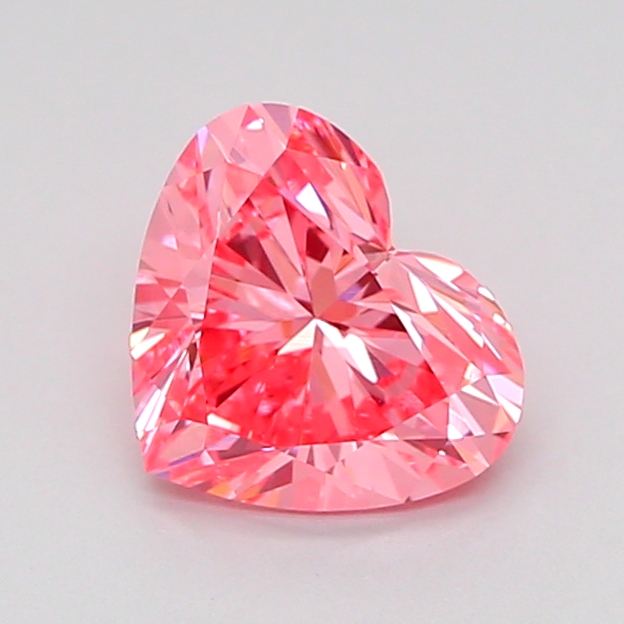 1.1ct Heart Fancy Vivid Pink VVS2 IGI