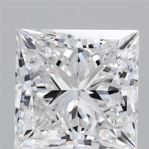 4.03 Carat Princess Cut D VVS2 Diamond - view 1