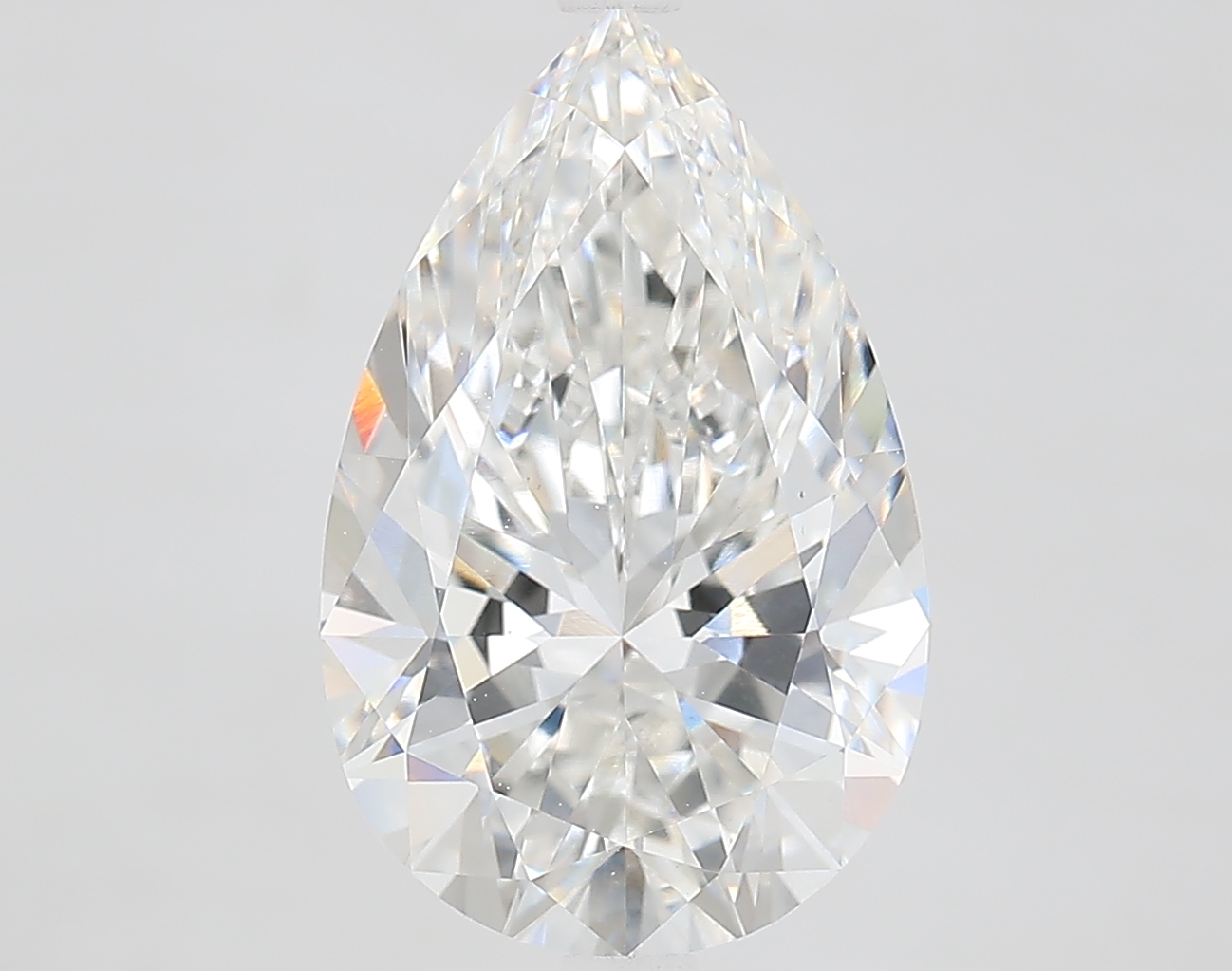 5.1ct Pear F VS1 IGI