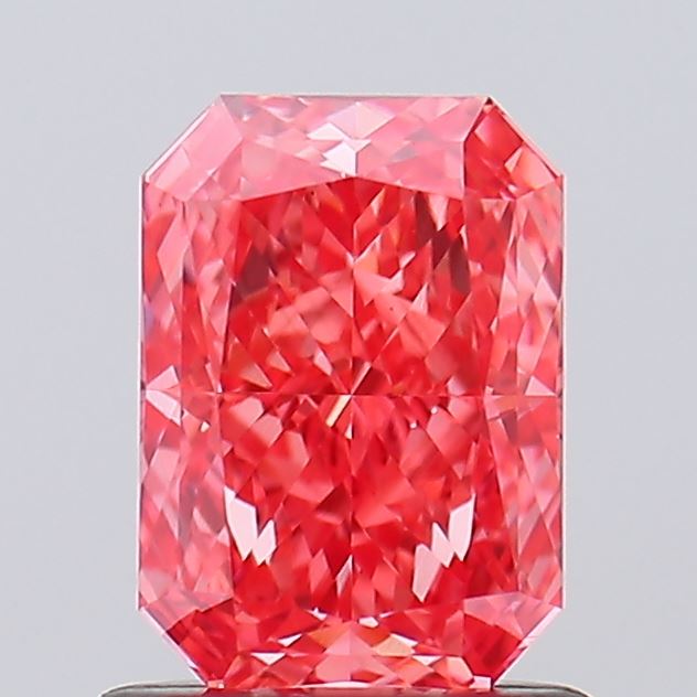 1.06ct Radiant Fancy Vivid Pink VS1 IGI