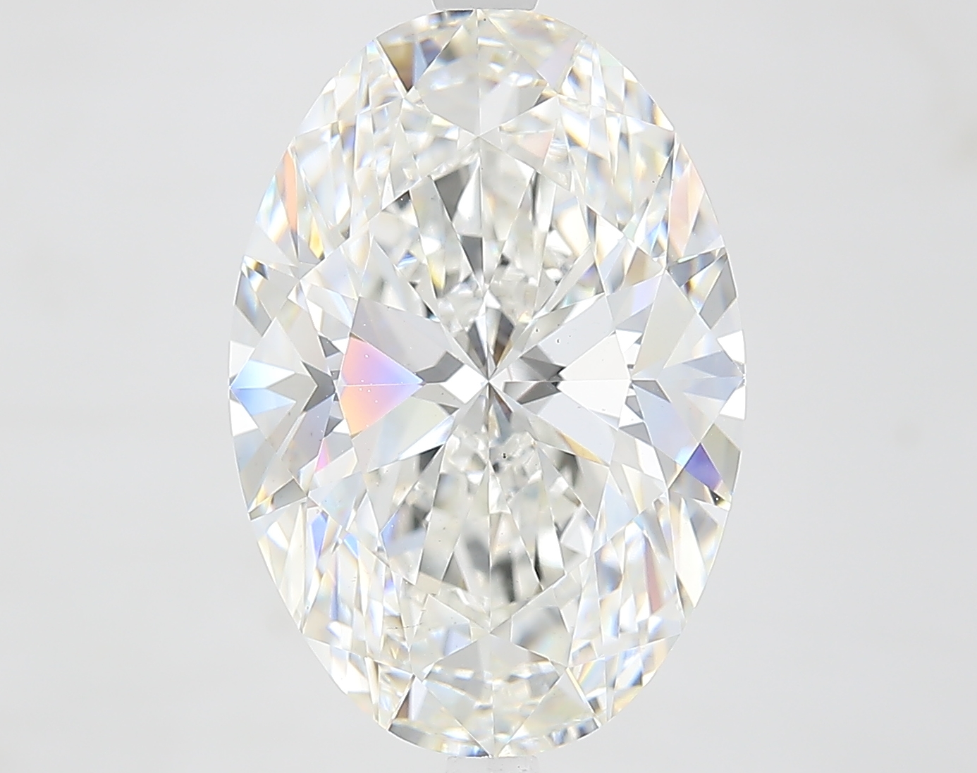 7.55 ct. oval Lab Grown Diamond front image