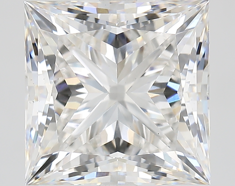 6.08 ct. princess Lab Grown Diamond front image