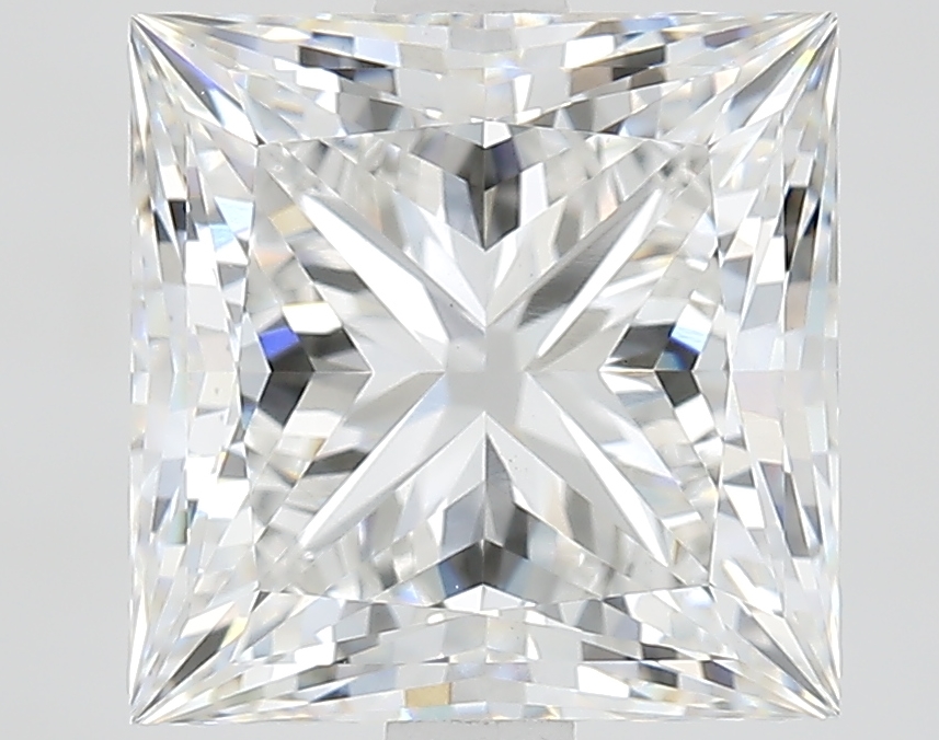 3.98 ct. princess Lab Grown Diamond front image