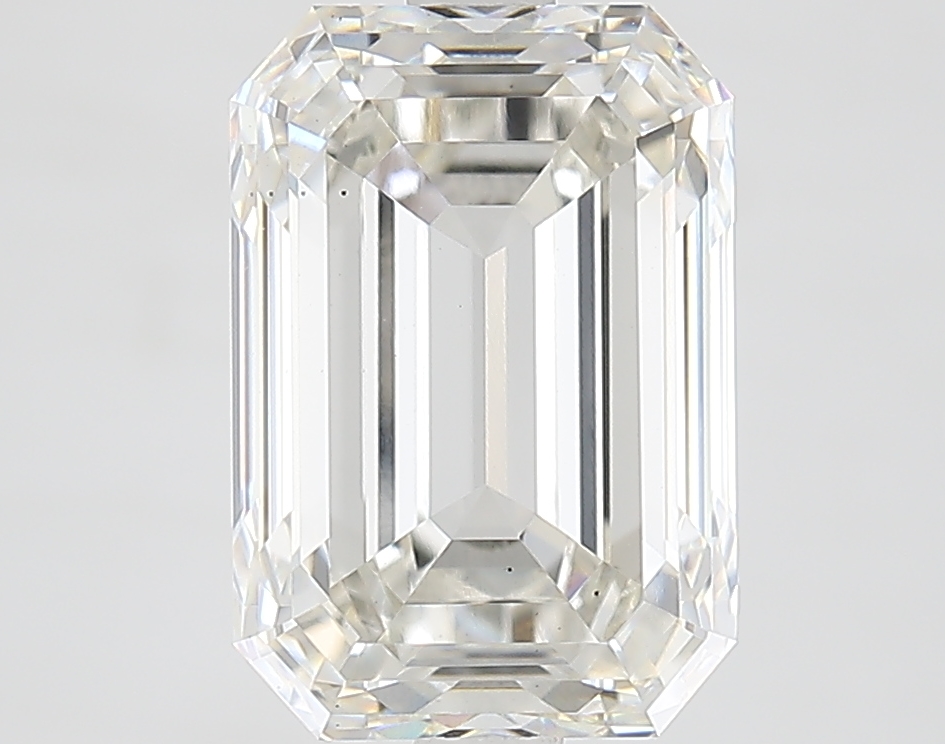 3.96 ct. emerald Lab Grown Diamond front image