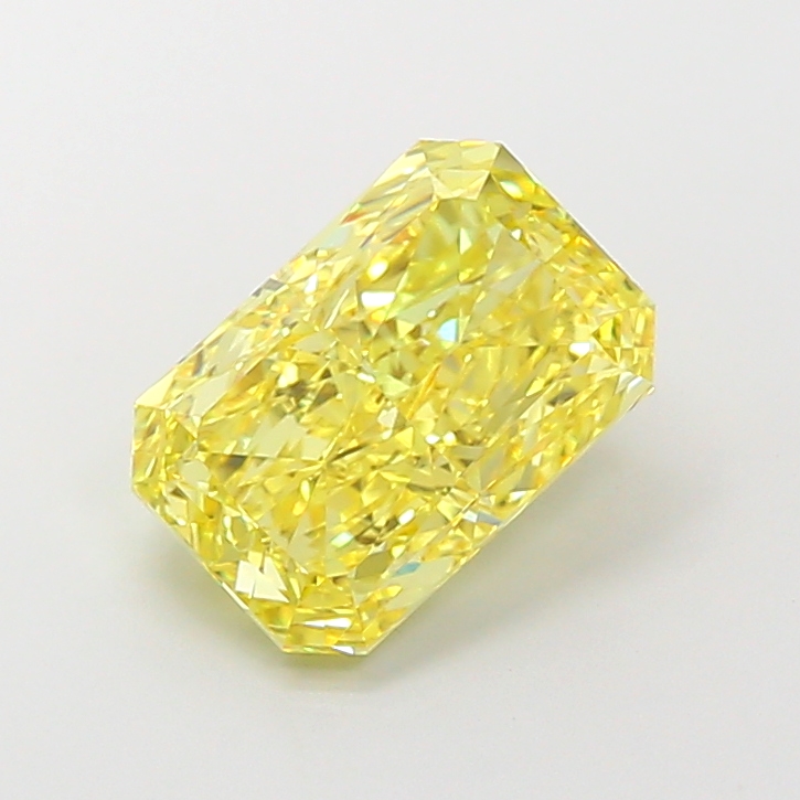 Radiant 4.51ct Fancy Vivid Yellow VS1
