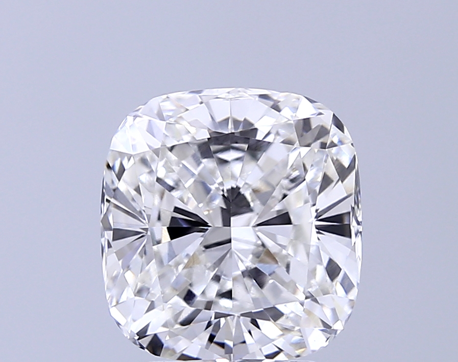 4.1 carat f VVS2 EX Cut IGI cushion diamond