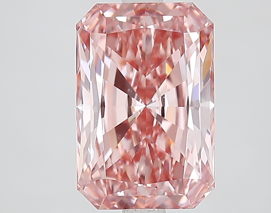 3.1ct Radiant Fancy Intense Pink VVS2 IGI