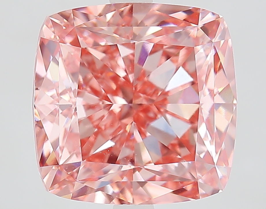 7.4ct Cushion Fancy Vivid Pink VVS2 IGI
