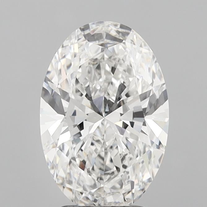 3.02 carat f VVS2 EX Cut IGI oval diamond