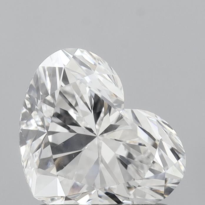 1.03 carat e VVS2 EX Cut IGI heart diamond