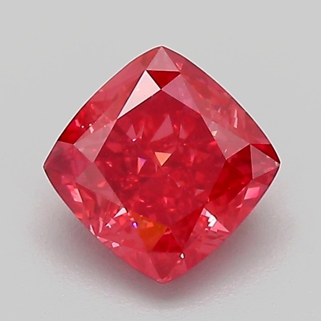 1.1ct Cushion Modified Fancy Vivid Pink VS1 IGI