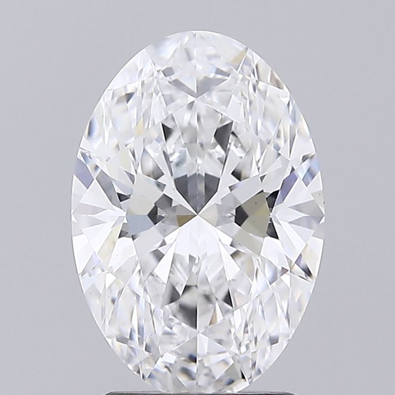 2.08 ct. oval Lab Grown Diamond front image