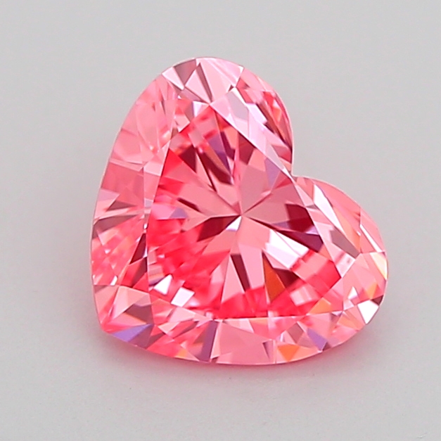 1.1ct Heart Fancy Vivid Pink VS1 IGI