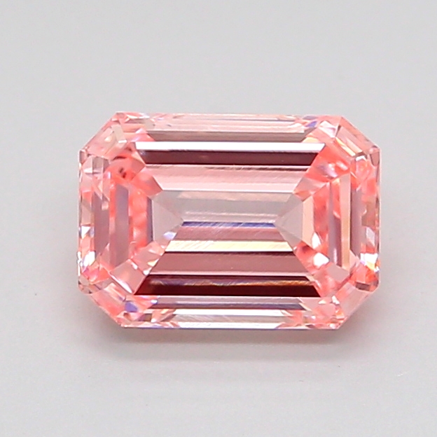 1.1ct Emerald Fancy Intense Pink VS1 IGI