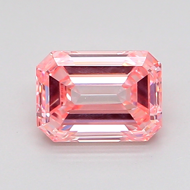 1.1ct Emerald Fancy Intense Pink VVS2 IGI